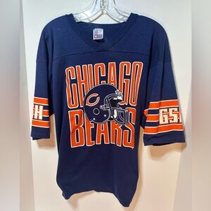 Vintage 80’s Chicago Bears Jersey GSH George S.Halas (Papa Bear) on the Sleeves!